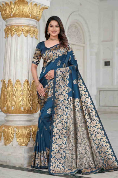 Designer Freehand Saree