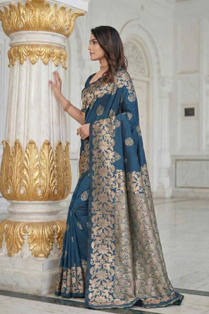 Designer Freehand Saree