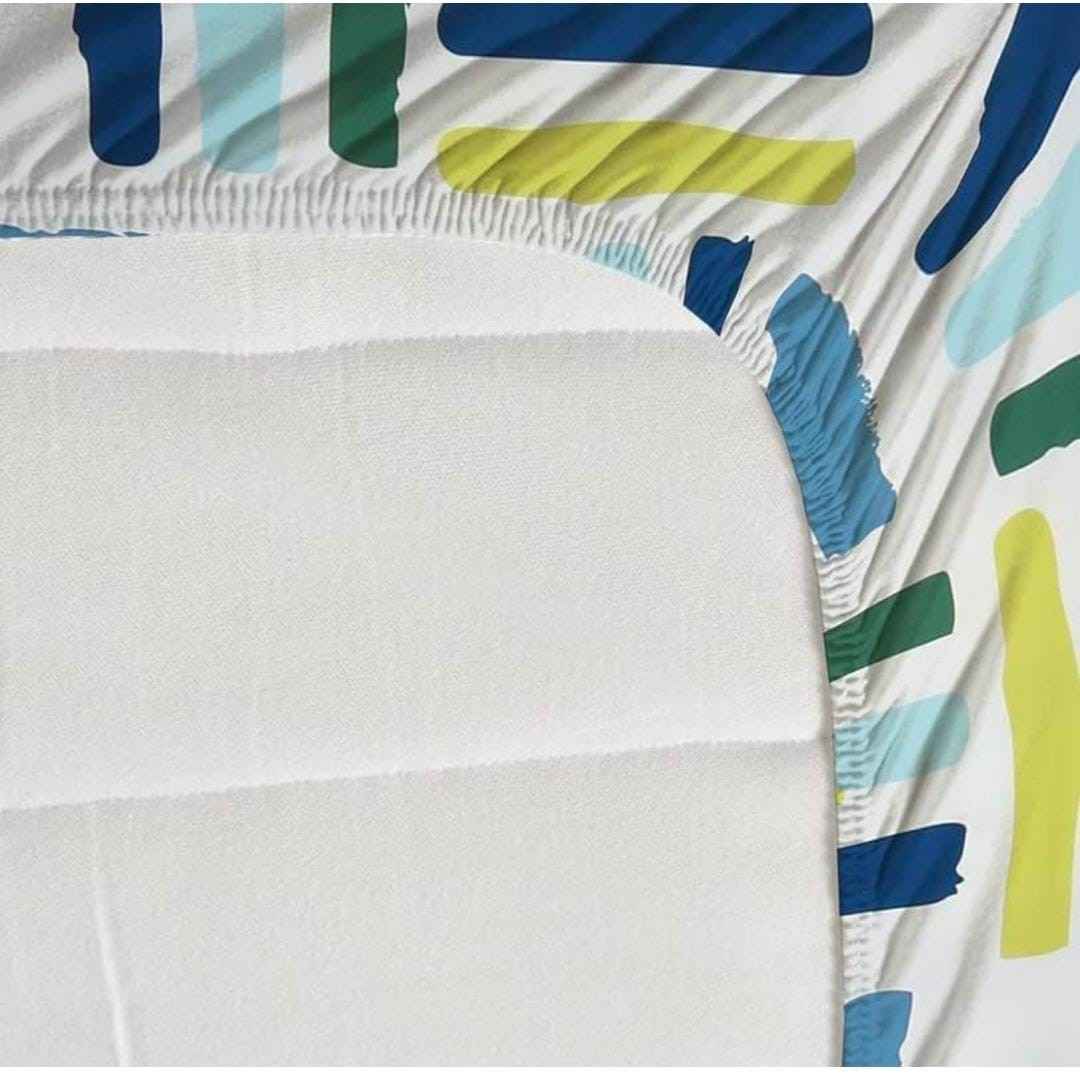 king size elastic fitted bedsheet glace cotton soft bedding with pillow covers