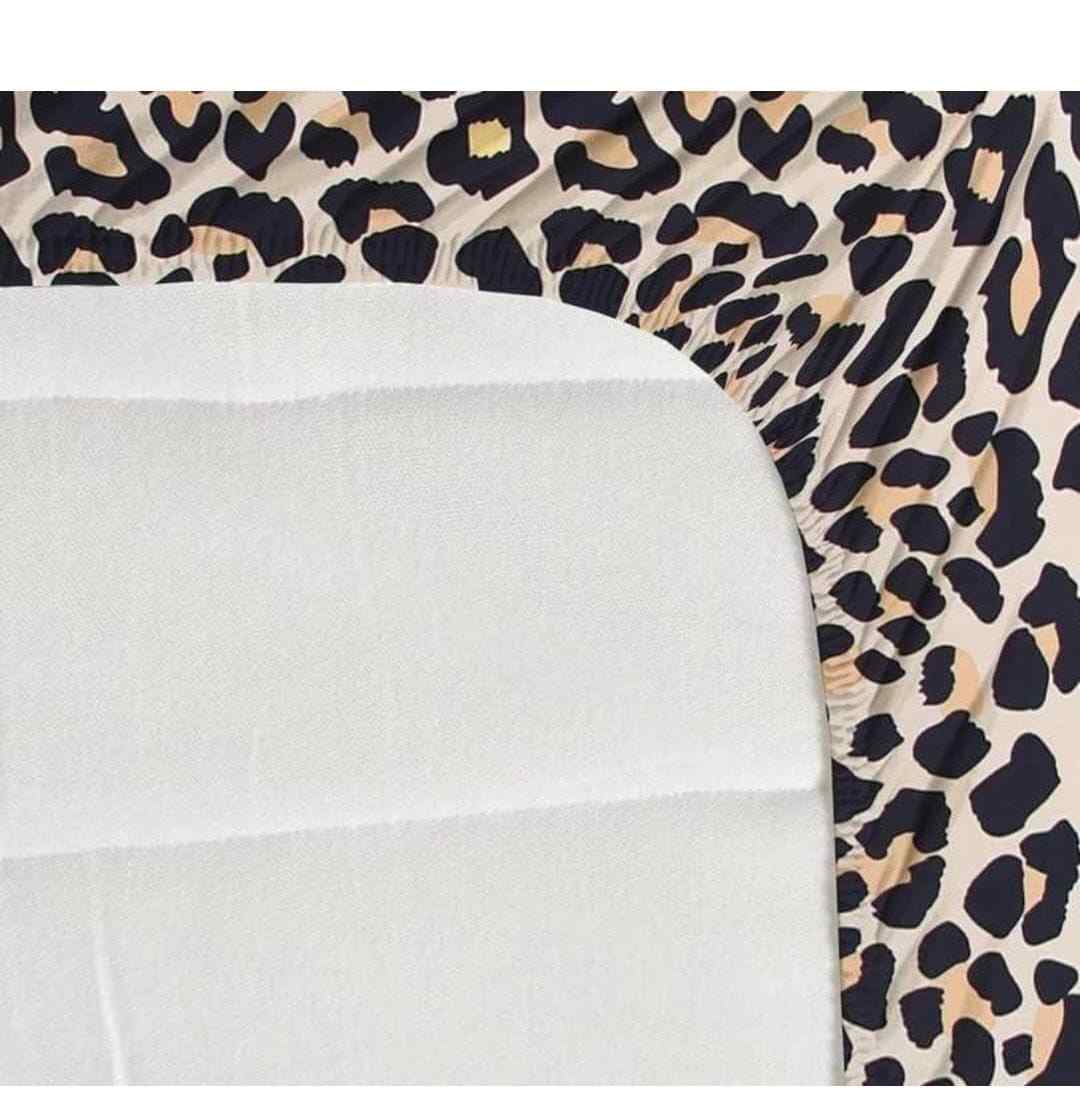 elastic fitted king size bedsheet glace cotton with pillow covers soft bedding