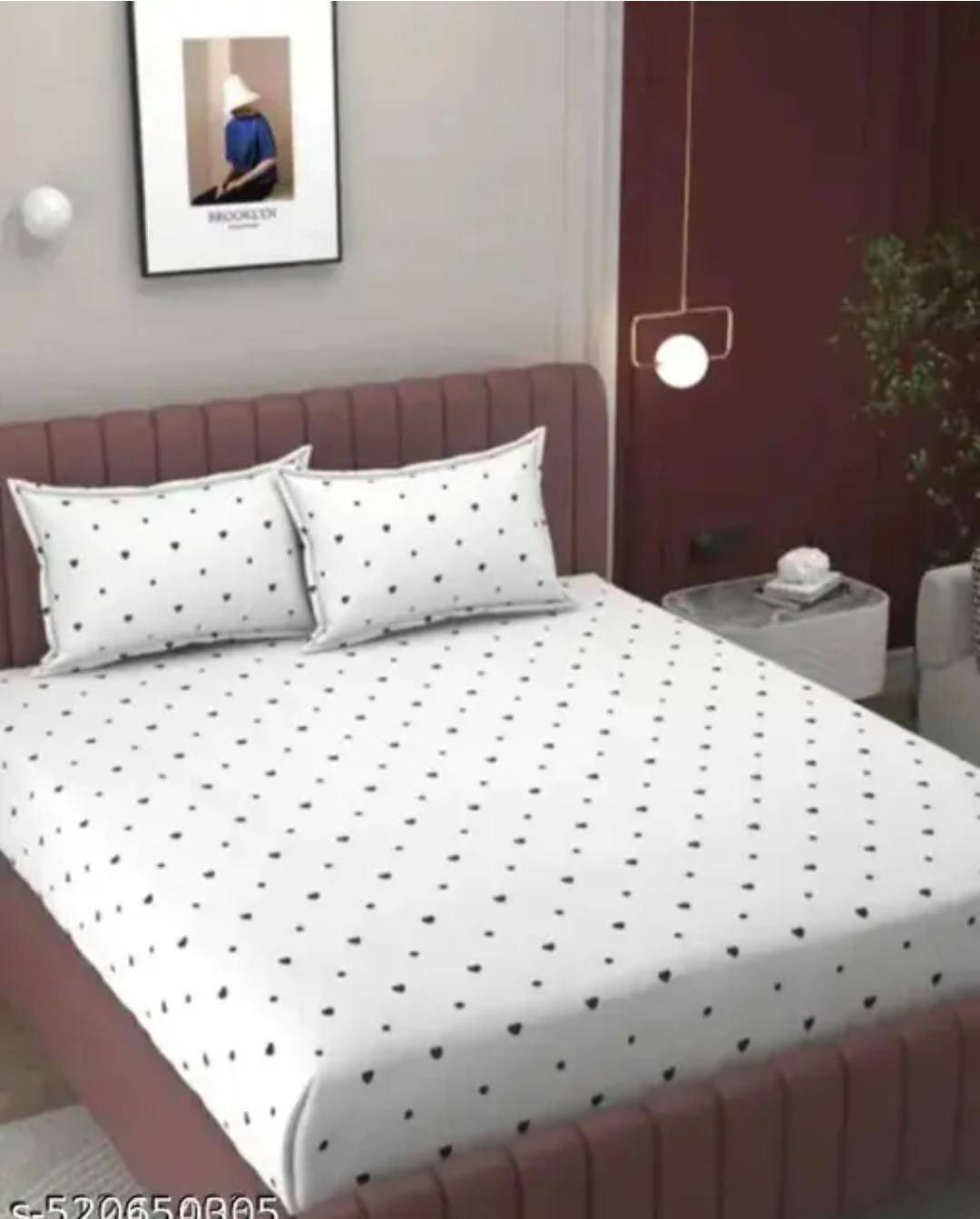 king size elastic fitted bedsheet glace cotton with pillow covers soft bedding set