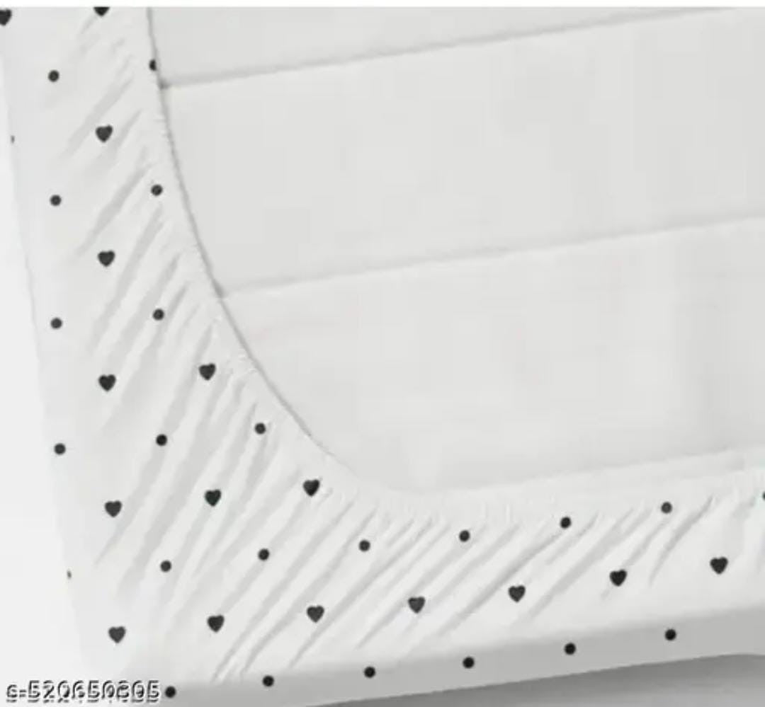 king size elastic fitted bedsheet glace cotton with pillow covers soft bedding set