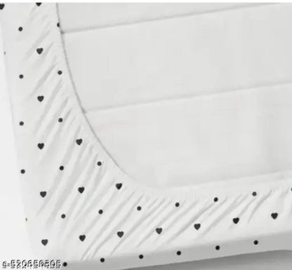 king size elastic fitted bedsheet glace cotton with pillow covers soft bedding set