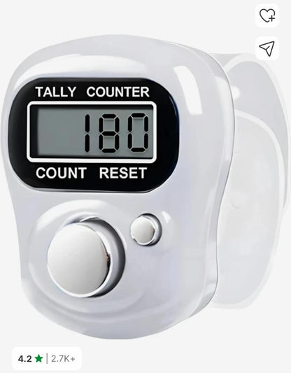 Finger ring digital tally counter lcd click counter for counting