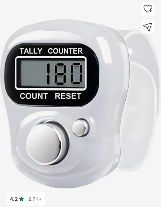 Finger ring digital tally counter lcd click counter for counting