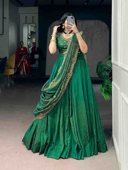 NC Silk Embroidered Lehenga