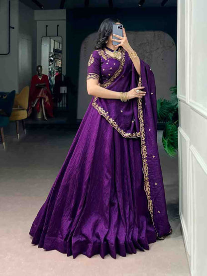 Festive NC Silk Lehenga Set