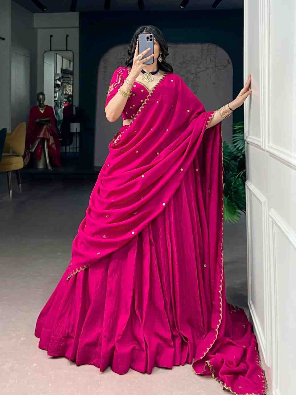 Sequins Work Lehenga
