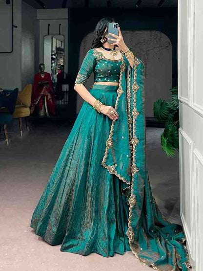 Elegant Silk Lehenga Set