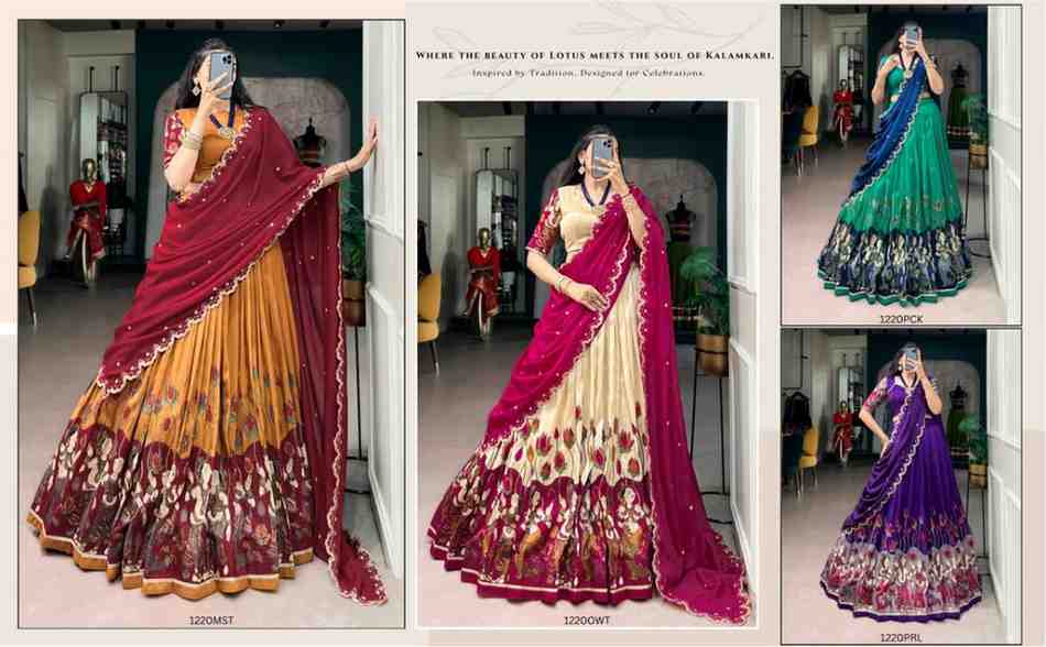 Kalamkari Lehenga for Women