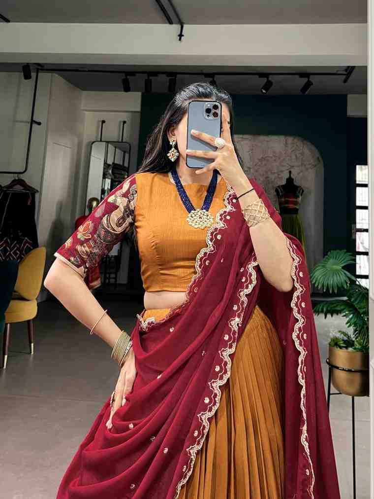 Traditional Kalamkari Lehenga