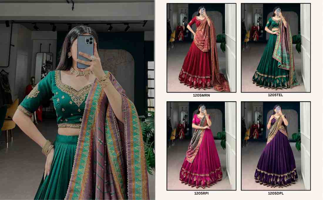 Festive Vichitra Silk Lehenga