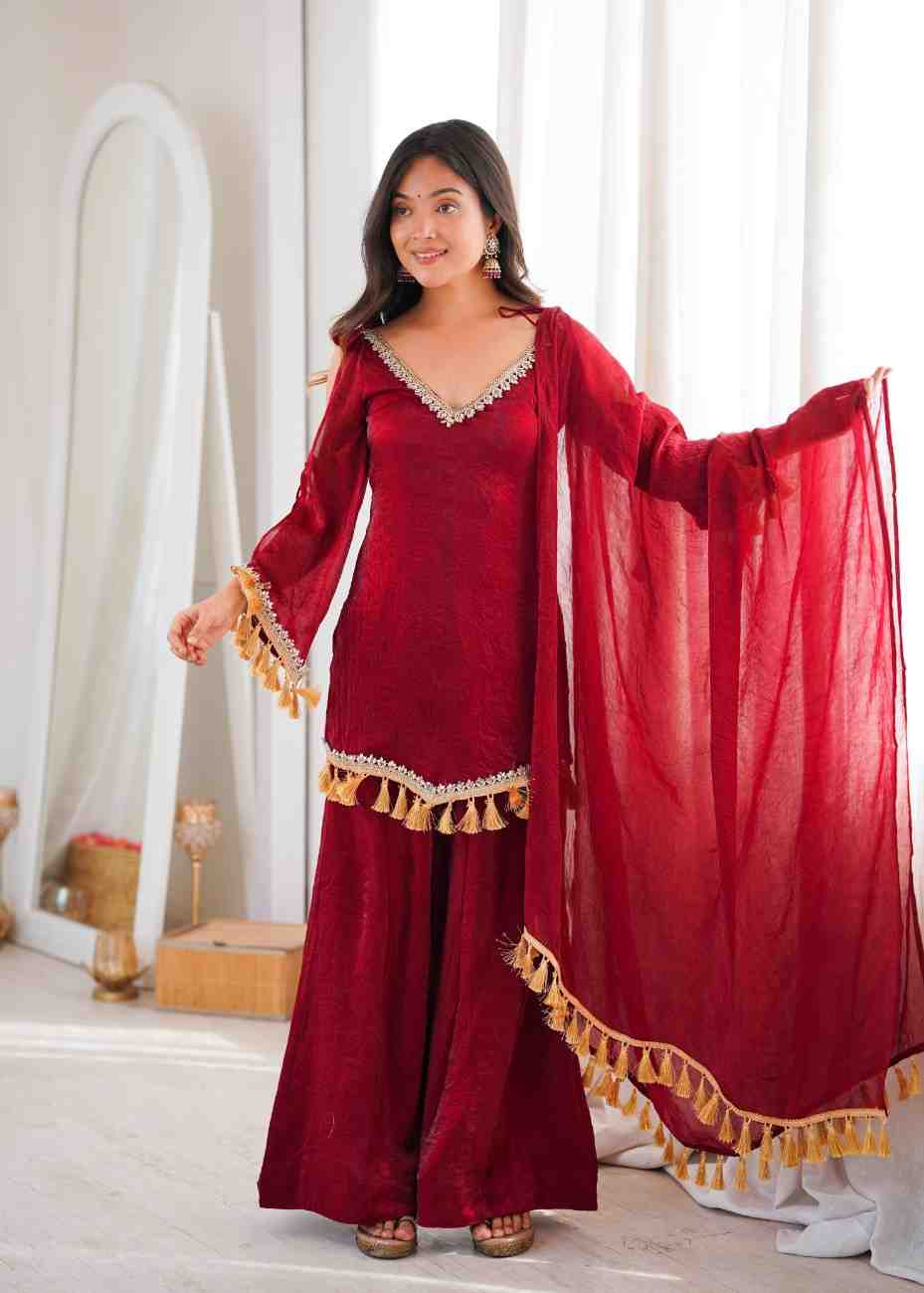 Women's Traditional Plazzo Set