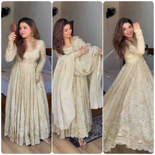 Party Wear Gown Set for Women