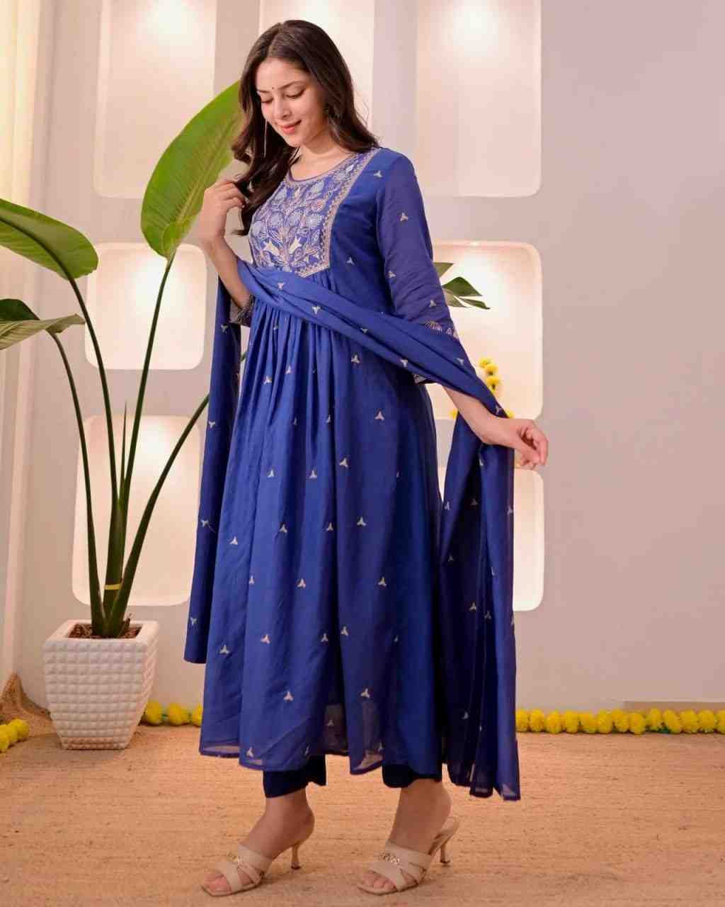 Chanderi Party Wear Suit