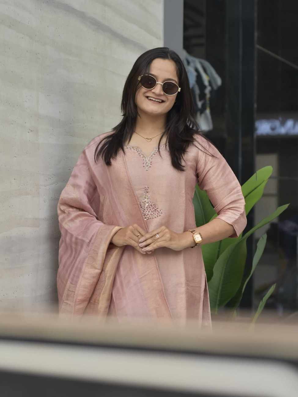 Designer Banarasi Dress with Dupatta