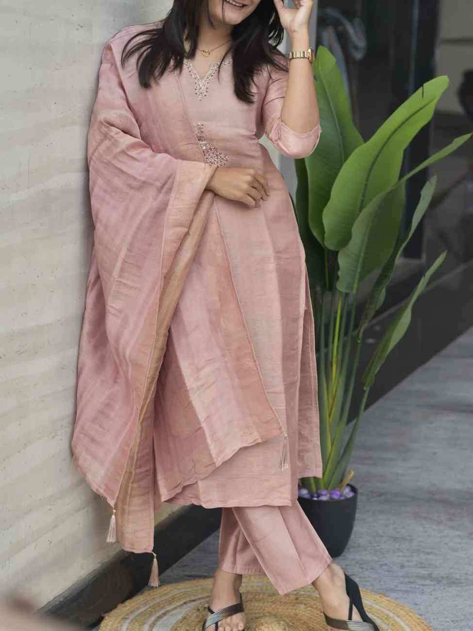 Jacquard Woven Ethnic Suit