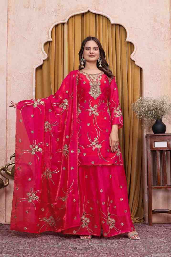Women's Fendy Silk Sharara Suit