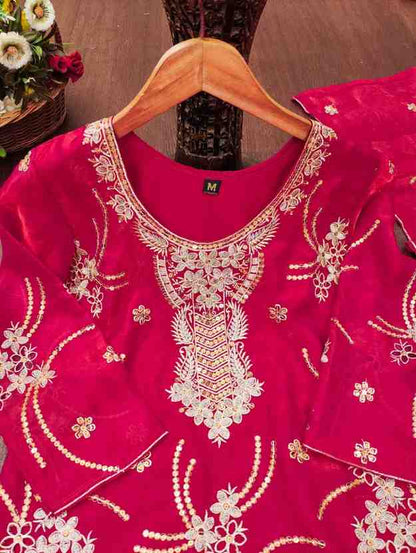 Sequence Embroidery Sharara Suit