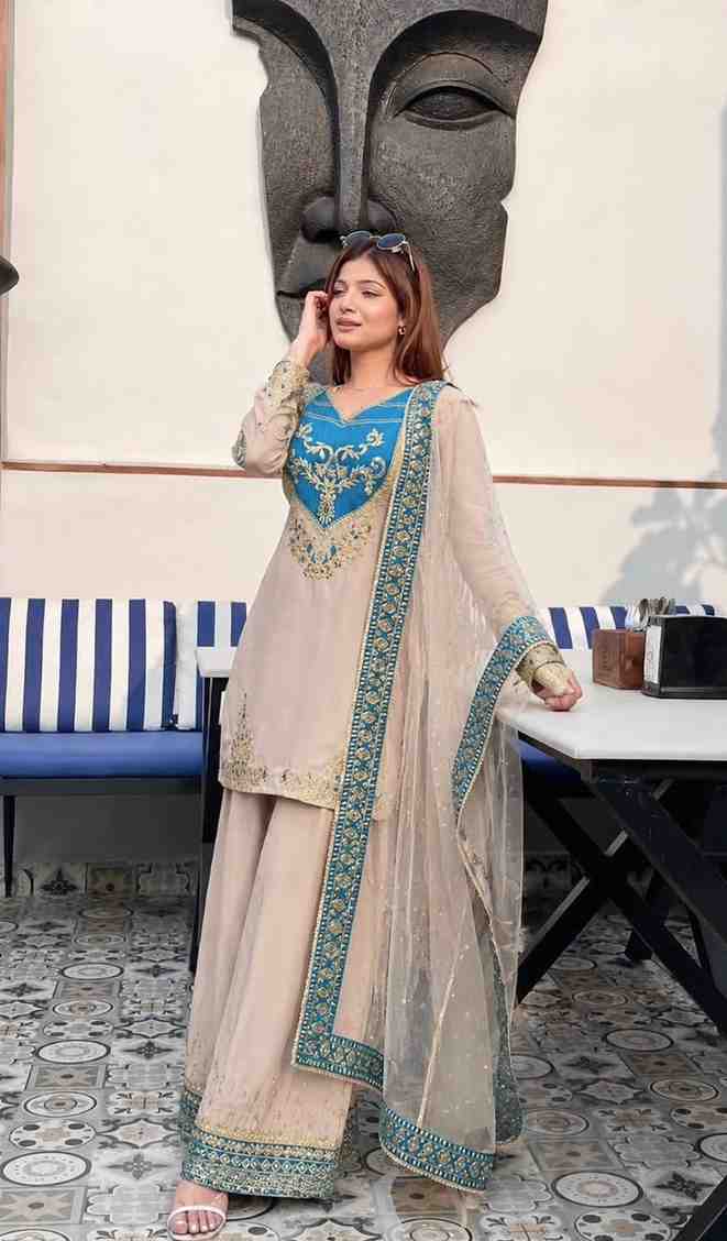 Designer Cotton Suit with Dupatta