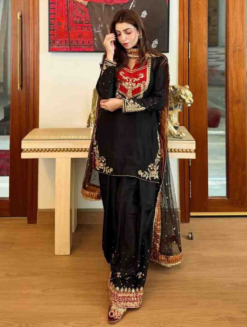 Women's Maska Cotton Plazzo Suit Set