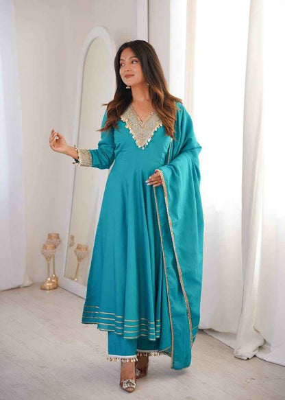 Embroidered Roman Gown for Women