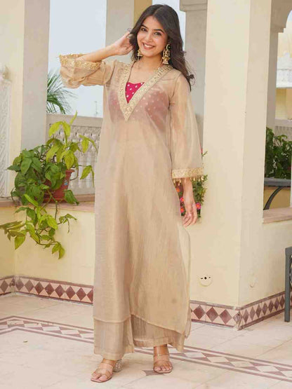 Party Wear Kurta with Plazzo