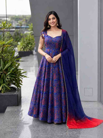Party Wear Organza Gown