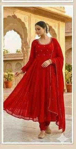Party Wear Georgette Gown