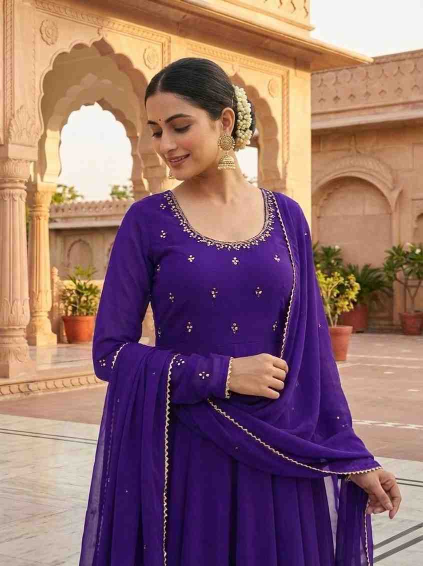 Wedding Wear Georgette Gown
