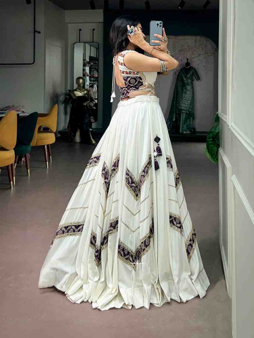 Gamthi Mirror Lehenga Set