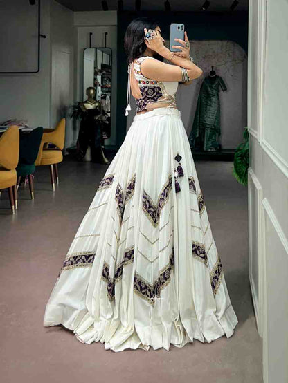 Gamthi Mirror Lehenga Set