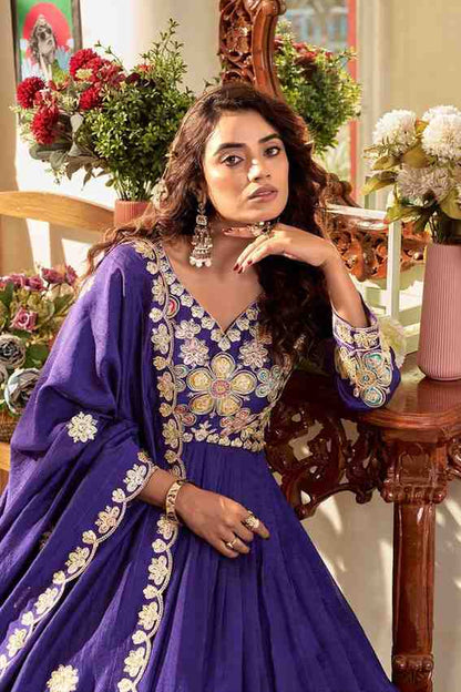 Traditional Anarkali gown for women