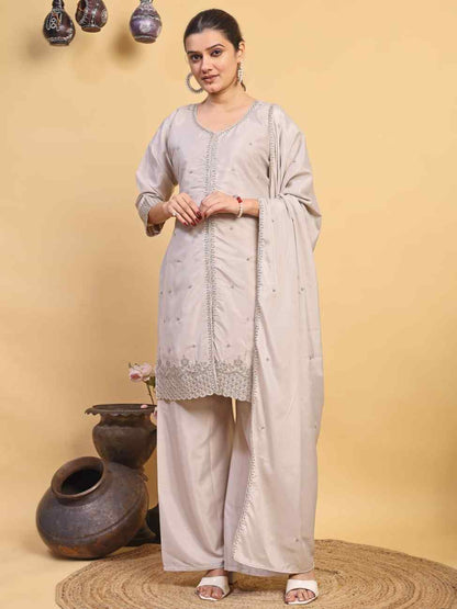 Women's PUC Silk Suit Set