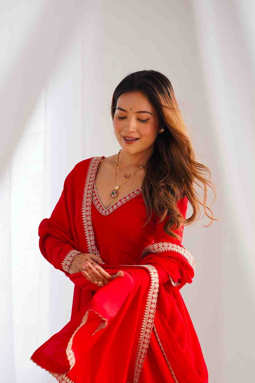 Women's Flared Anarkali Dress