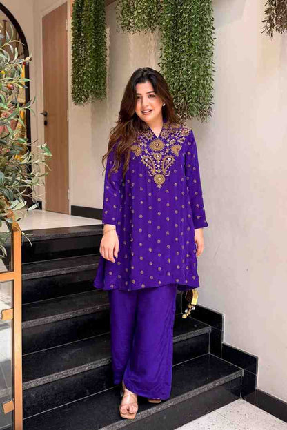 Women's French Crepe Silk Co-Ord Set
