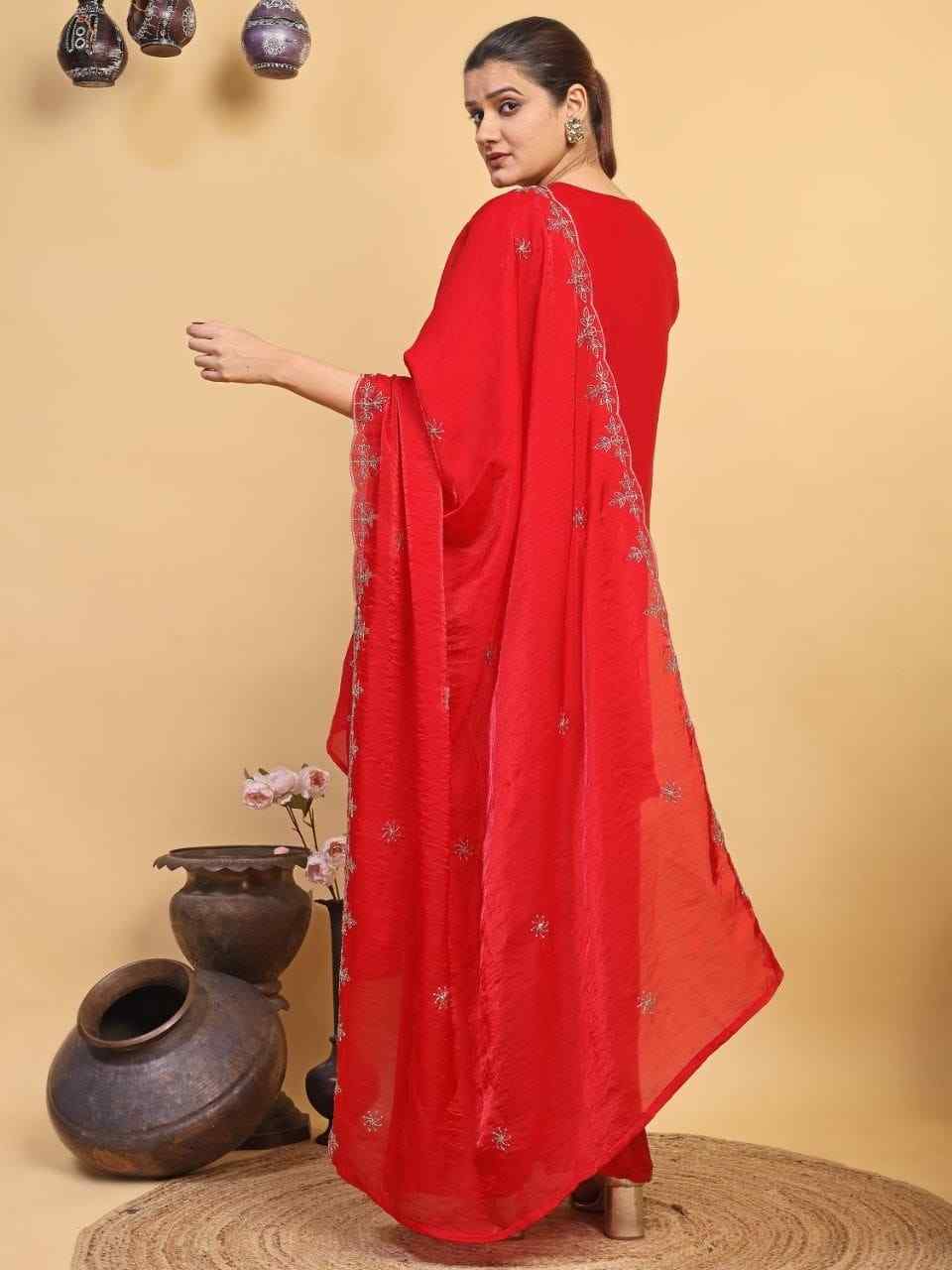 Designer Semi Beads Suit for Women
