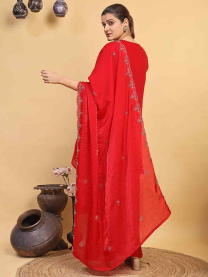 Designer Semi Beads Suit for Women