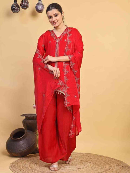 Chhaya Fandy Semi Beads Suit Set