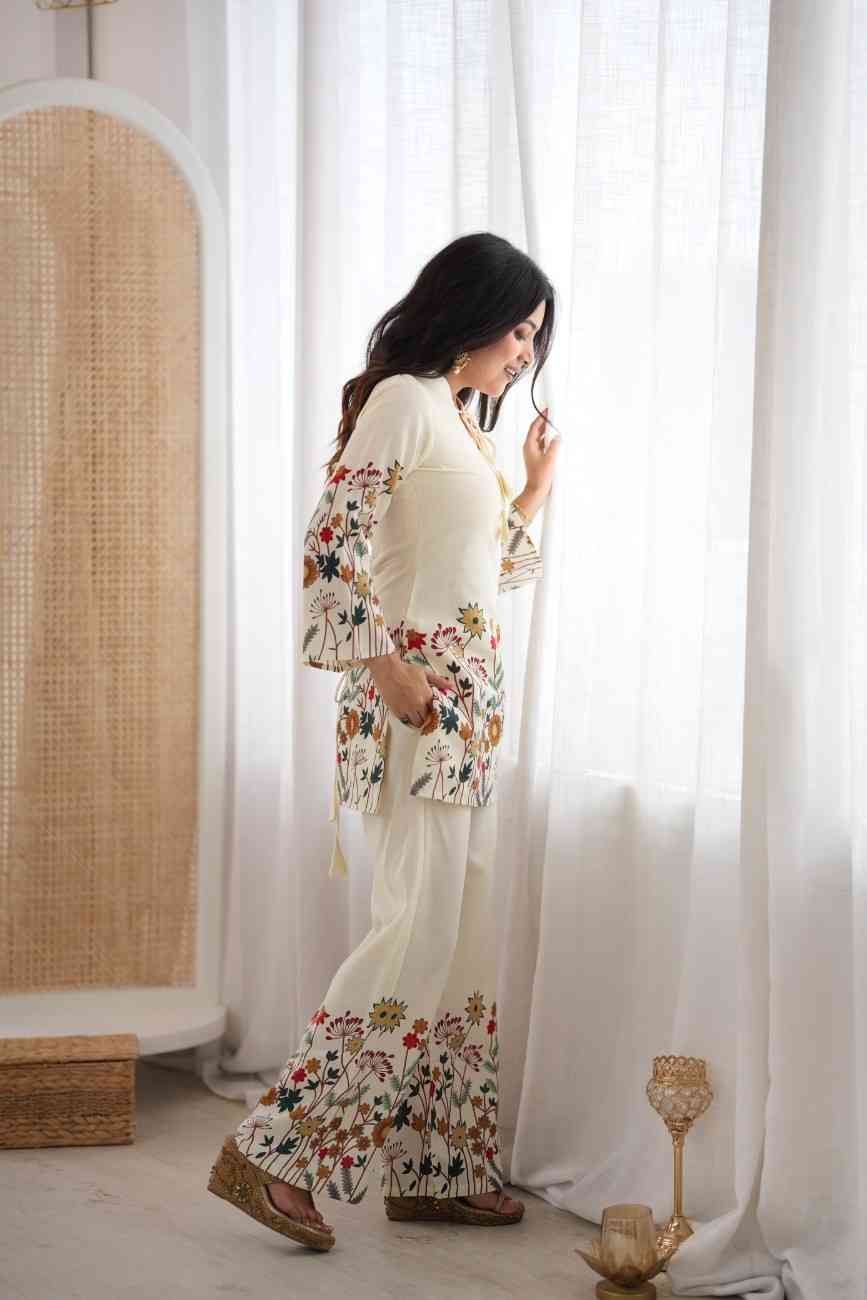 Women's Floral Print Ethnic Set