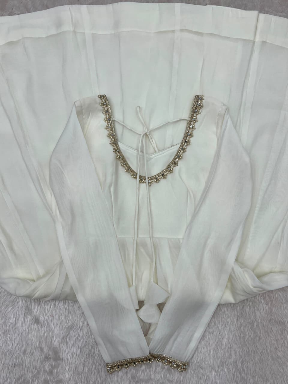 Mal Chanderi 16 Kali Anarkali Set
