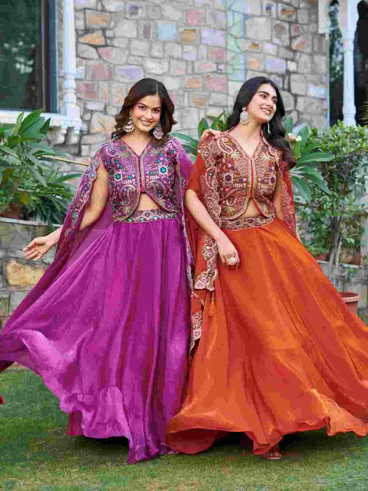 Pure Fendy Silk bridal style lehenga