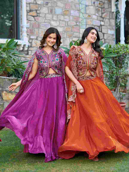 Pure Fendy Silk bridal style lehenga