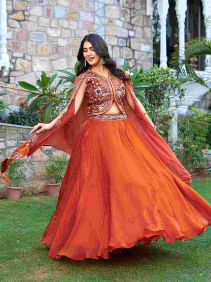 Fendy Silk thread work lehenga set