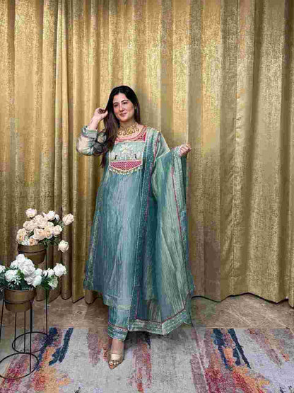 Women's designer Salsa Silk outfit