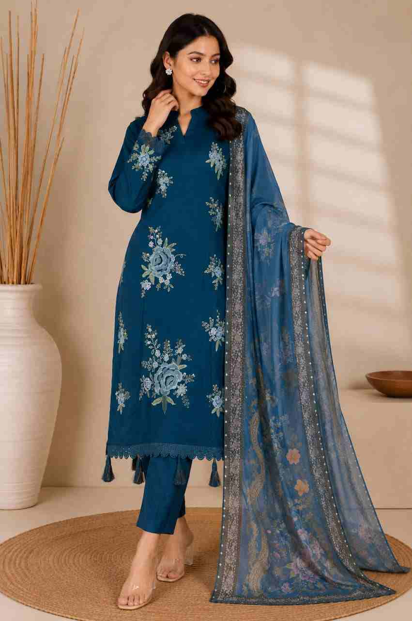 Viscose Rayon party wear suit for women