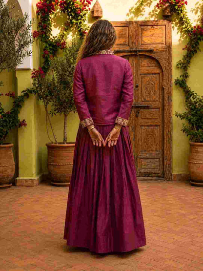 Zazu Silk party wear lehenga set
