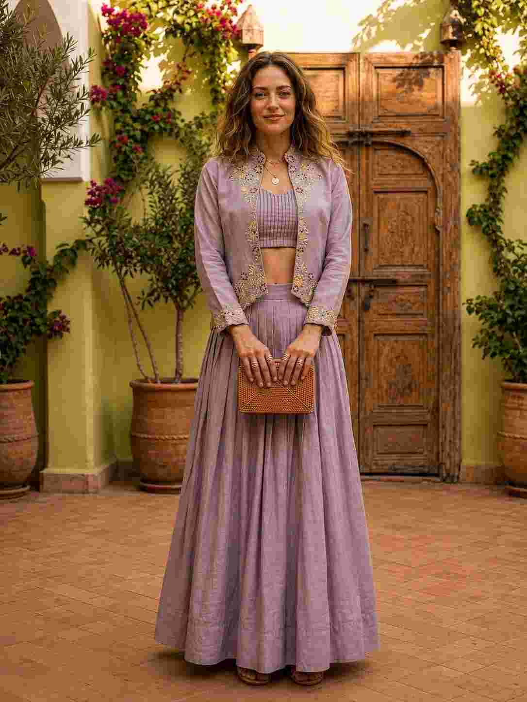 Women's Zazu Silk festive lehenga