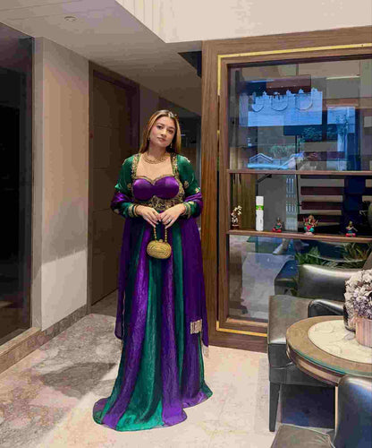 Designer Anarkali Suit with 5.50 Meter Flair
