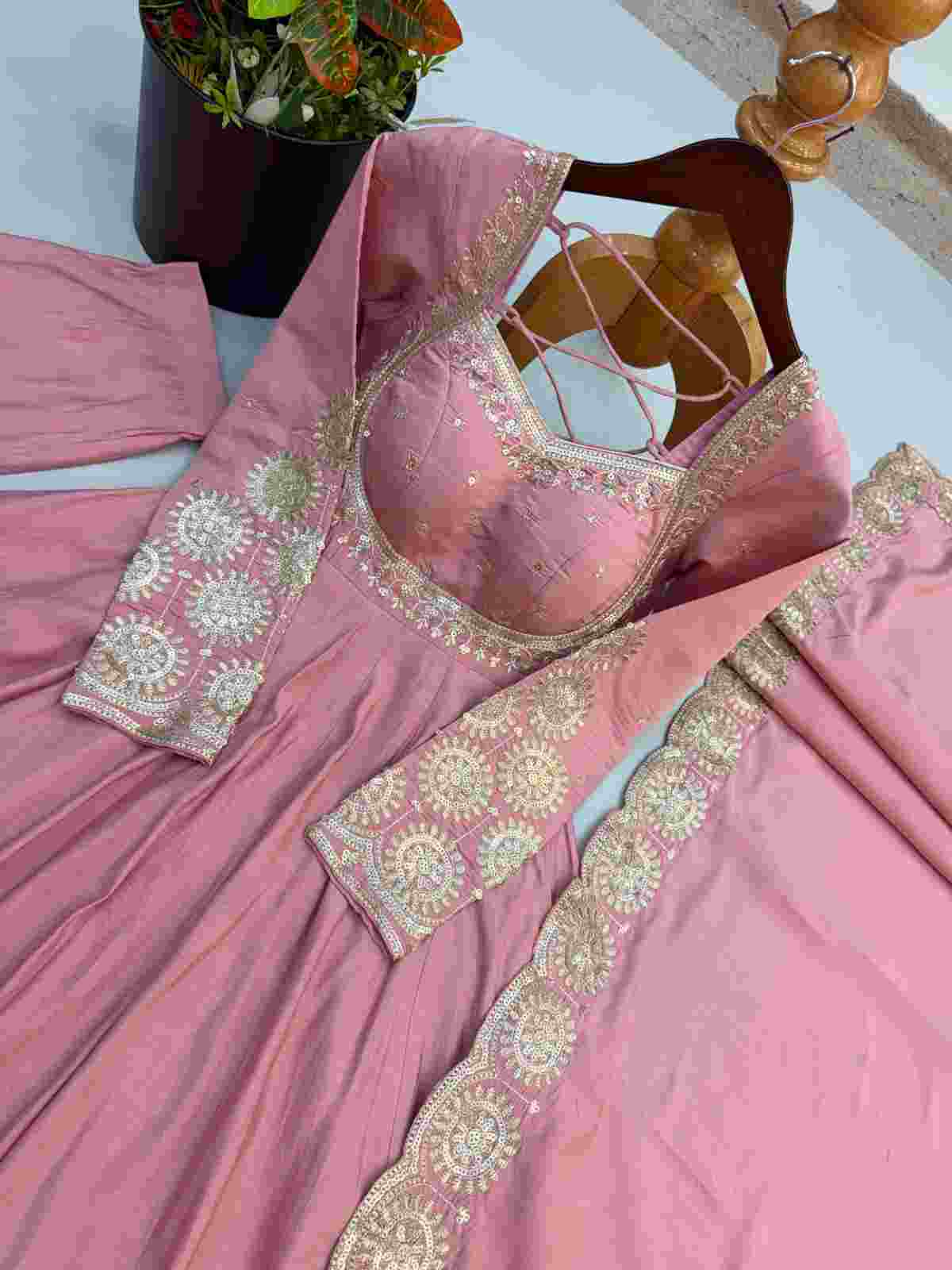 Fully stitched designer Anarkali suit